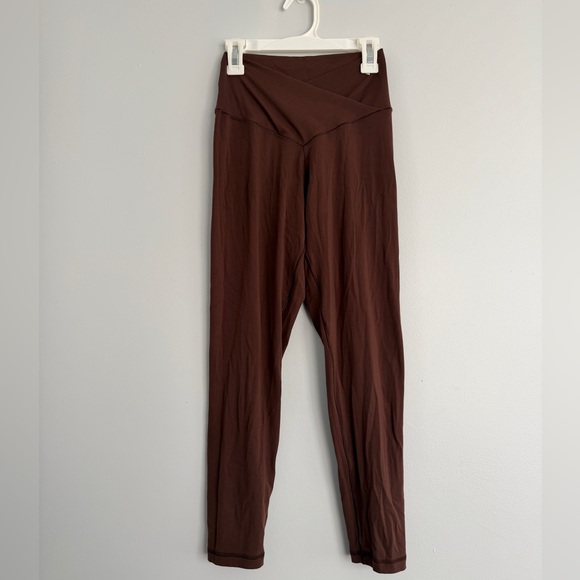 aerie Pants - Aerie Brown 7/8 Offline Crossover Leggings